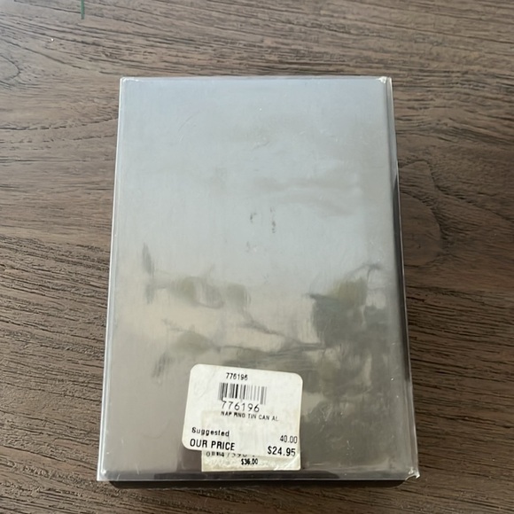 Lenox Napkin Rings Set of 4 Tin Can Al New in Box - Picture 6 of 6